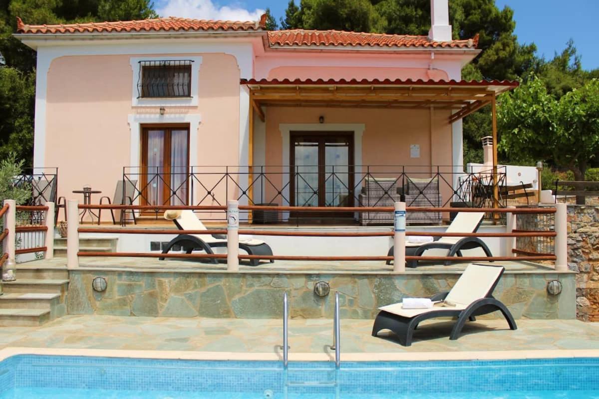 Villa Tenedos Skópelos Eksteriør bilde